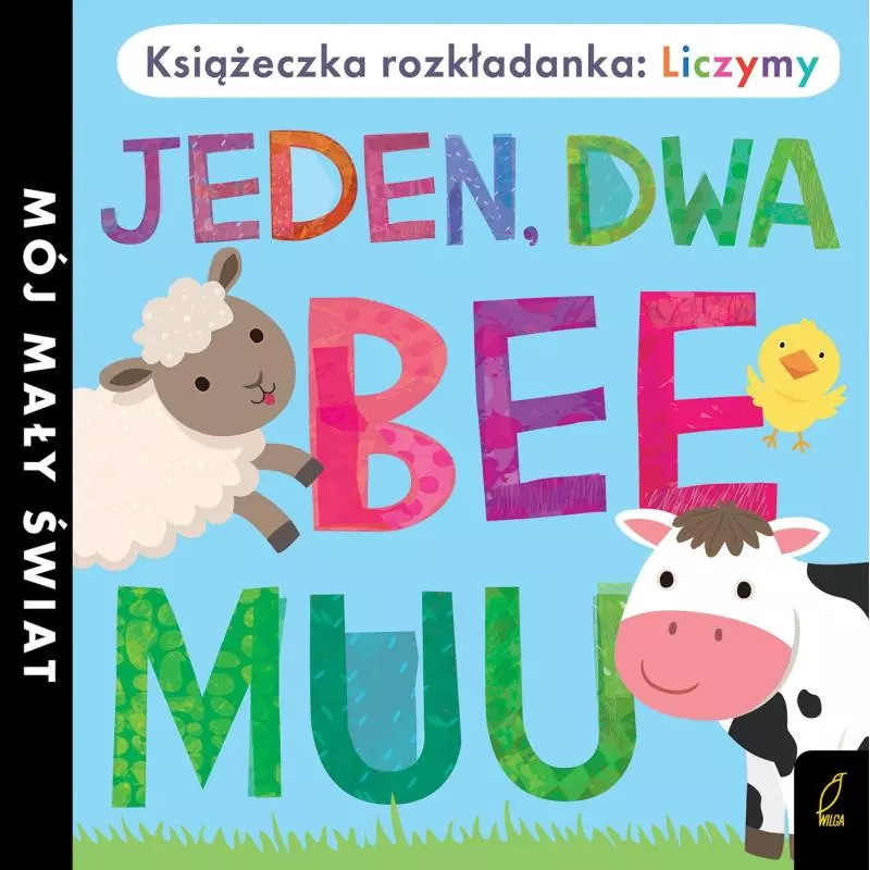 JEDEN DWA BEE MUU KSIĄŻKA ROZKŁADANKA: LICZYMY - Wilga