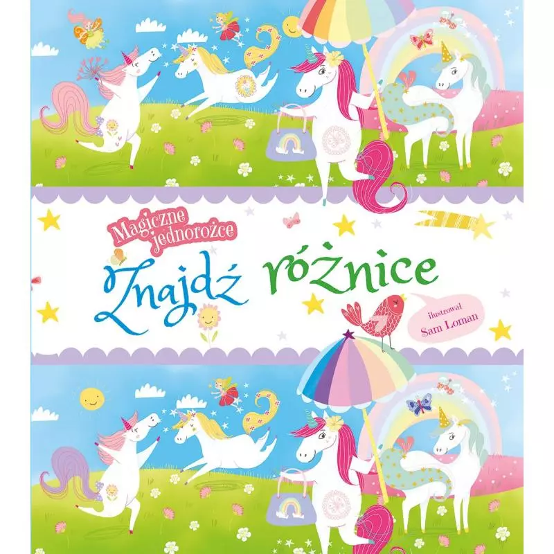 MAGICZNE JEDNOROŻCE ZNAJDŹ RÓŻNICE 