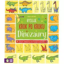 DINOZAURY RYSUJĘ KROK PO KROKU 4+ - Zielona Sowa