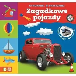 ZAGADKOWE POJAZDY RYMOWANKI NAKLEJKI - Zielona Sowa