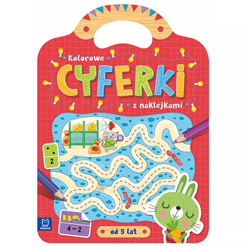 KOLOROWE CYFERKI Z NAKLEJKAMI OD 5 LAT - Aksjomat