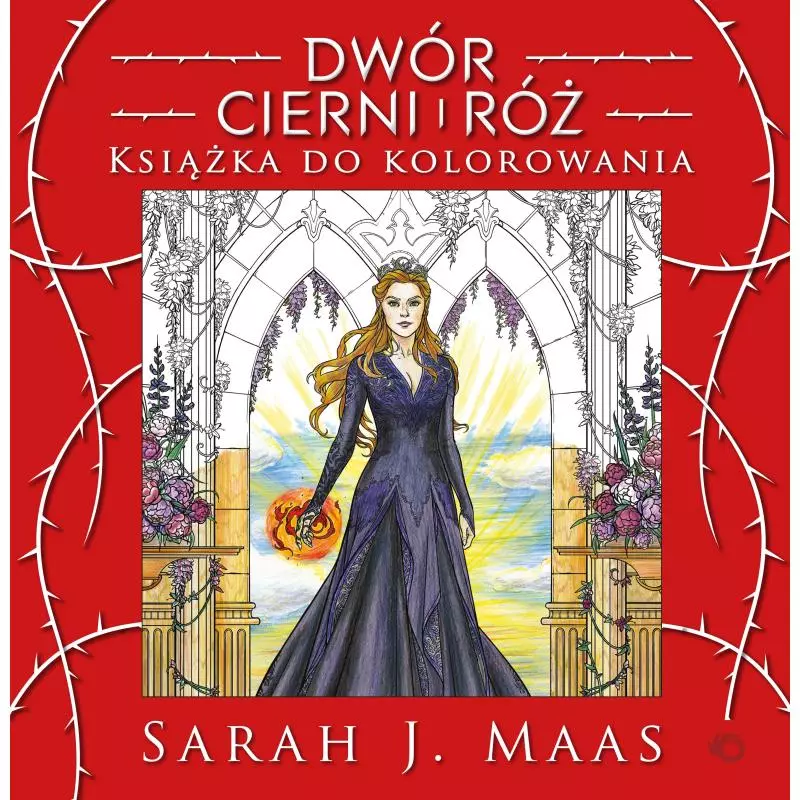 DWÓR CIERNI I RÓŻ KSIĄŻKA DO KOLOROWANIA Sarah J. Maas - Uroboros