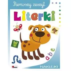LITERKI PIERWSZY ZESZYT + NAKLEJKI Jolanta Czarnecka - AWM