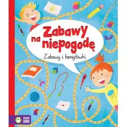 ZABAWY NA NIEPOGODĘ ZABAWY I ŁAMIGŁÓWKI 4+ - Zielona Sowa