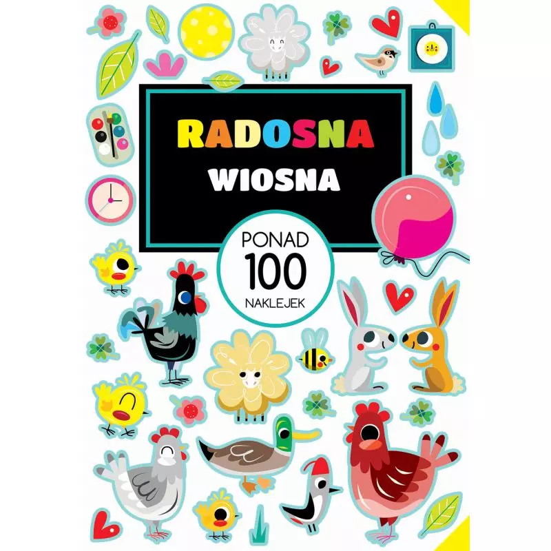 RADOSNA WIOSNA PONAD 100 NAKLEJEK - Wilga