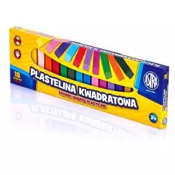 PLASTELINA KWADRATOWA 18 KOLORÓW ASTRA 3+ - Astra