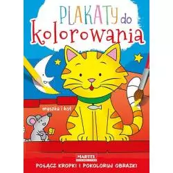 MYSZKA I KOT PLAKATY DO KOLOROWANIA - Martel