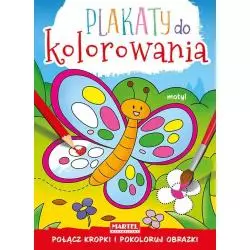 MOTYL. PLAKATY DO KOLOROWANIA - Martel