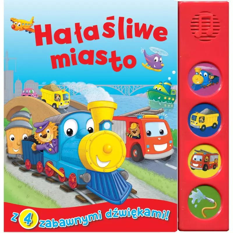 HAŁAŚLIWE MIASTO Z 4 ZABAWNYMI DŹWIĘKAMI 