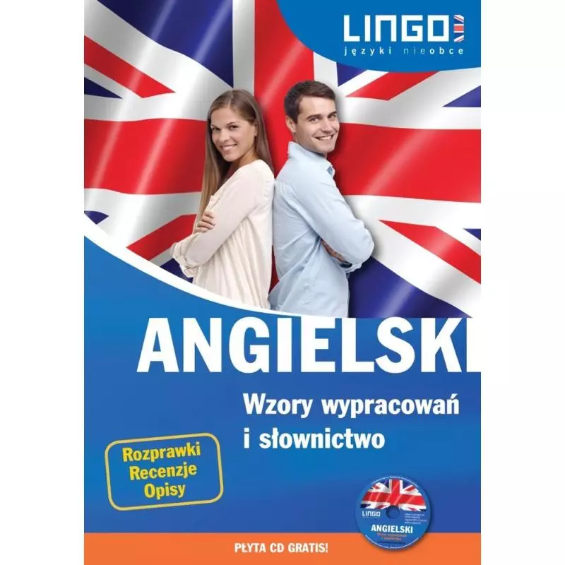 ANGIELSKI WZORY WYPRACOWAŃ I SŁOWNICTWO KSIĄŻKA + CD Paweł Marczewski - Lingo