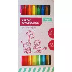 KREDKI WYKRĘCANE KAYET 8 KOLORÓW