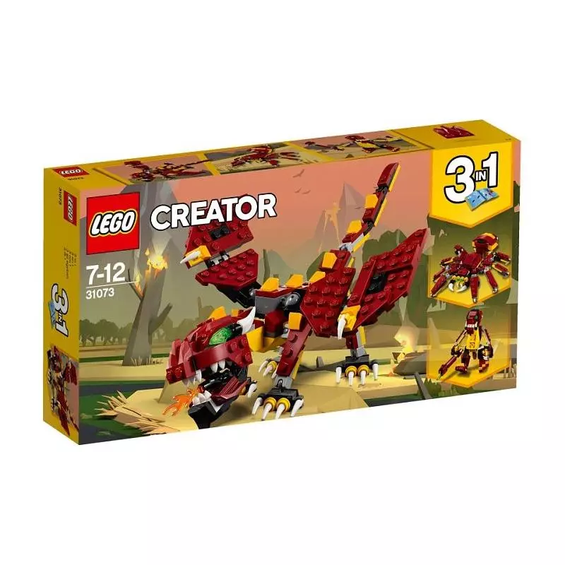 MITYCZNE STWORZENIA 3W1 LEGO CREATOR 31073 - Lego