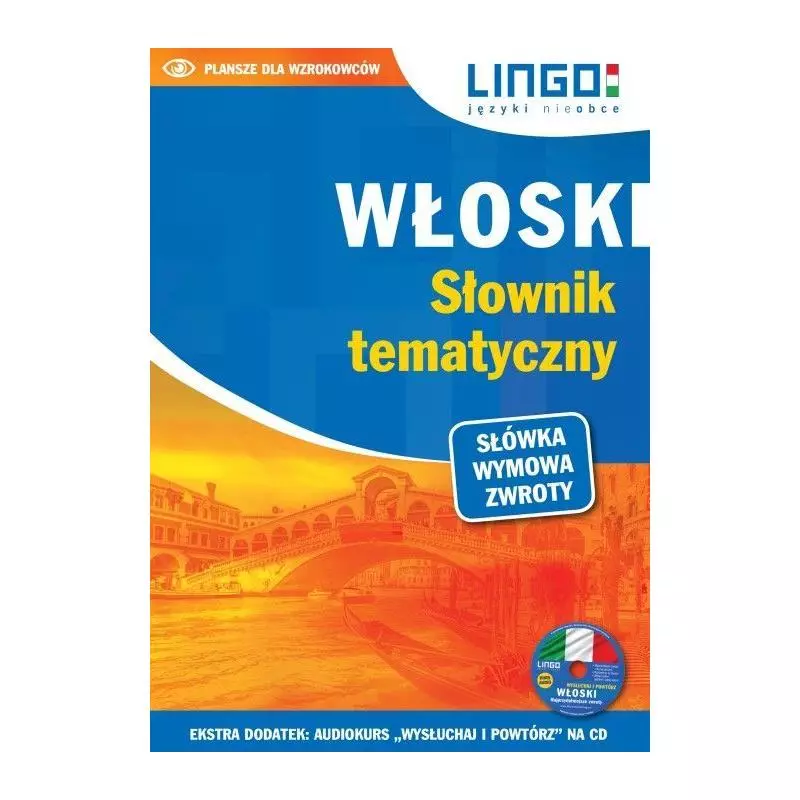 WŁOSKI SŁOWNIK TEMATYCZNY KSIĄŻKA + CD Magdalena Nowaczewska - Lingo