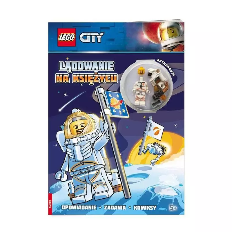 LEGO CITY LĄDOWANIE NA KSIĘŻYCU + FIGURKA 5+ - Ameet