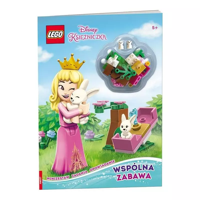 DISNEY KSIĘŻNICZKA WSPÓLNA ZABAWA + FIGURKA 5+ - Ameet