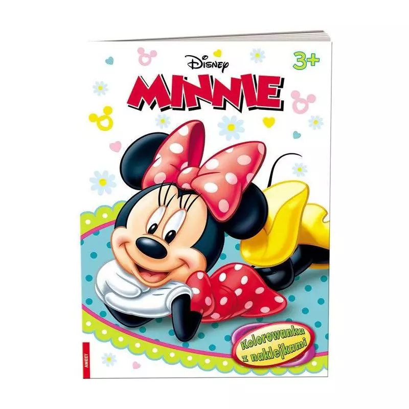 MINNIE KOLOROWANKA Z NAKLEJKAMI 