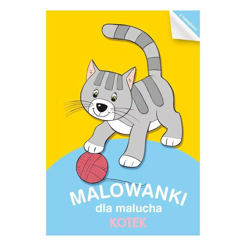 KOTEK MALOWANKI DLA MALUCHA Z NAKLEJKAMI - Skrzat