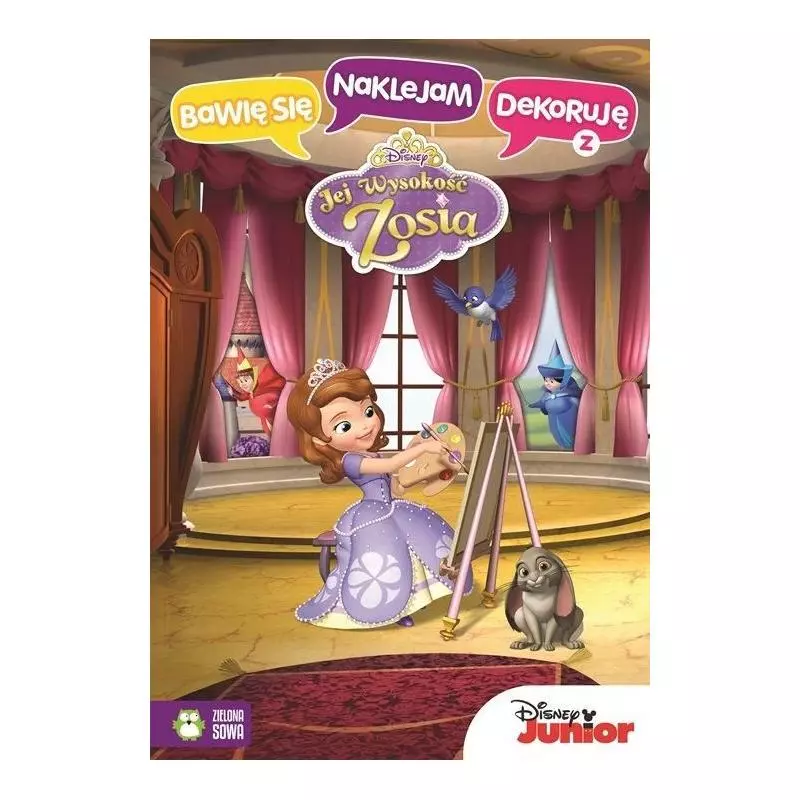 JEJ WYSOKOŚĆ ZOSIA BAWIĘ SIĘ NAKLEJAM DEKORUJĘ - Zielona Sowa