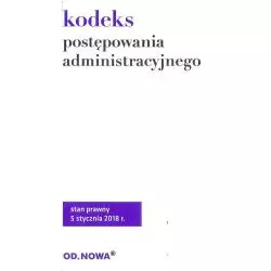 KODEKS POSTĘPOWANIA ADMINISTRACYJNEGO - od.nowa