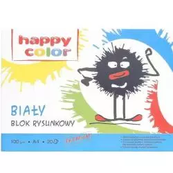 BLOK RYSUNKOWY HAPPY COLOR, A4, BIAŁY