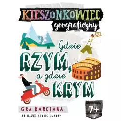 GDZIE RZYM A GDZIE KRYM KIESZONKOWIEC GEOGRAFICZNY GRA KARCIANA 7+ - Edgard