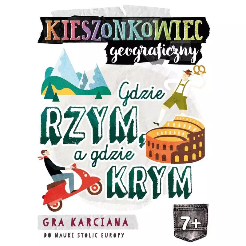 GDZIE RZYM A GDZIE KRYM KIESZONKOWIEC GEOGRAFICZNY GRA KARCIANA 7+ - Edgard