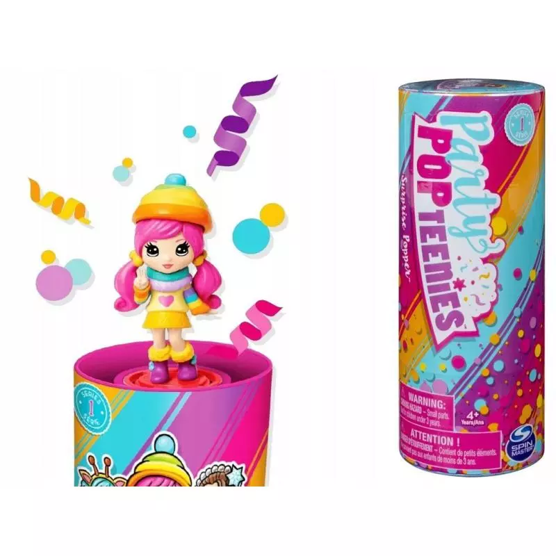 PARTY POP TEENIES LALECZKA NIESPODZIANKA KONFETTI 3+