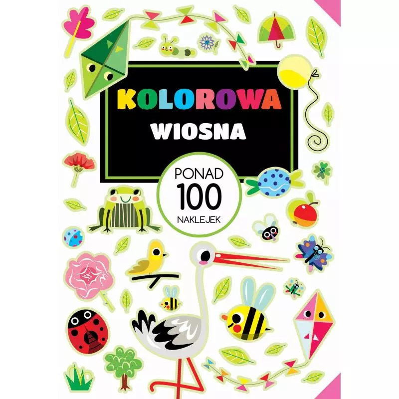 KOLOROWA WIOSNA PONAD 100 NAKLEJEK - Wilga