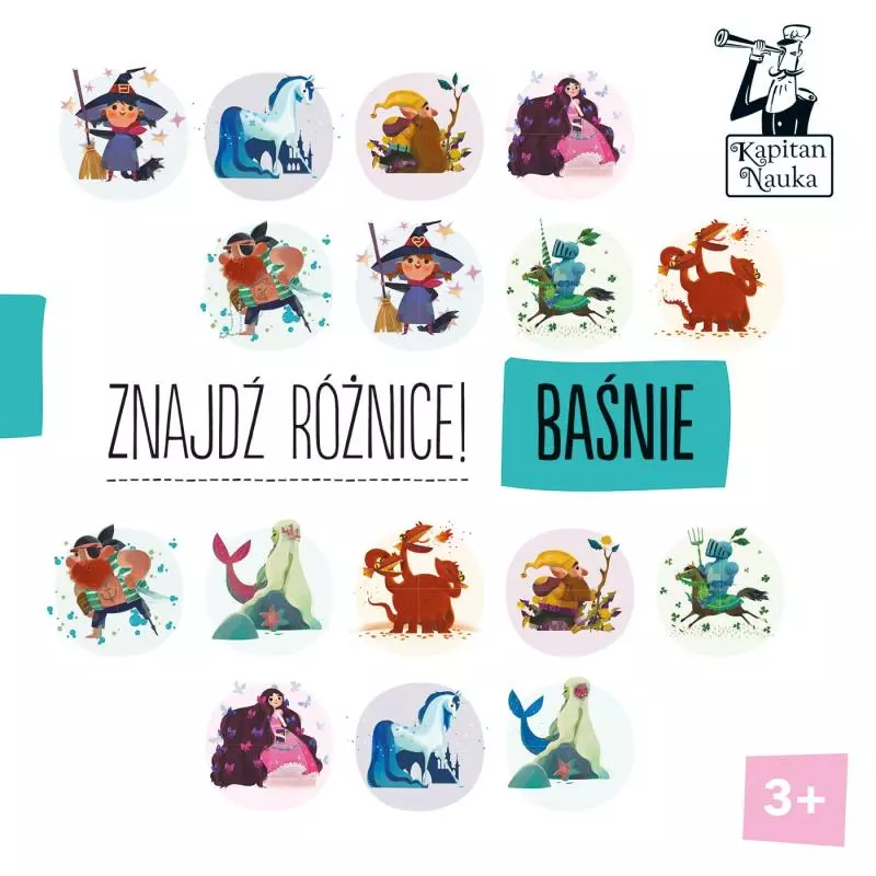 ZNAJDŹ RÓŻNICE BAŚNIE 3+ - Edgard