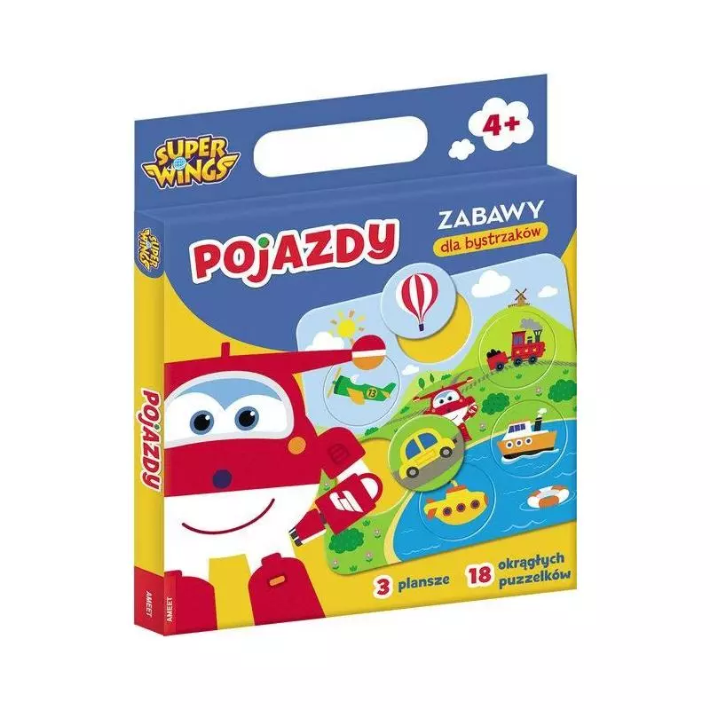 SUPER WINGS POJAZDY ZABAWY DLA BYSTRZAKÓW 4+