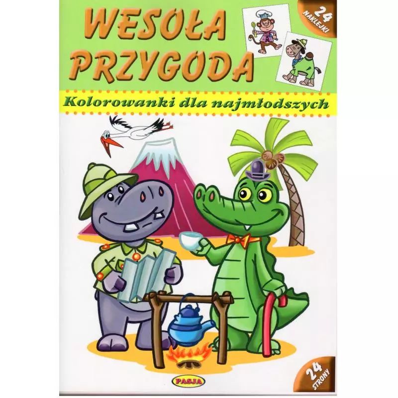 WESOŁA PRZYGODA KOLOROWANKI DLA NAJMŁODSZYCH - Pasja