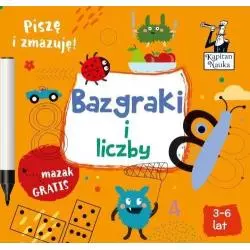 BAZGRAKI I LICZBY 3-6 LAT PISZĘ I ZMAZUJĘ - Edgard