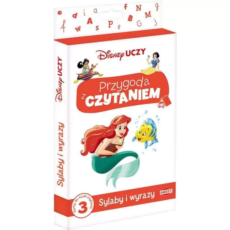 DISNEY UCZY PRZYGODA Z CZYTANIEM SYLABY I WYRAZY 