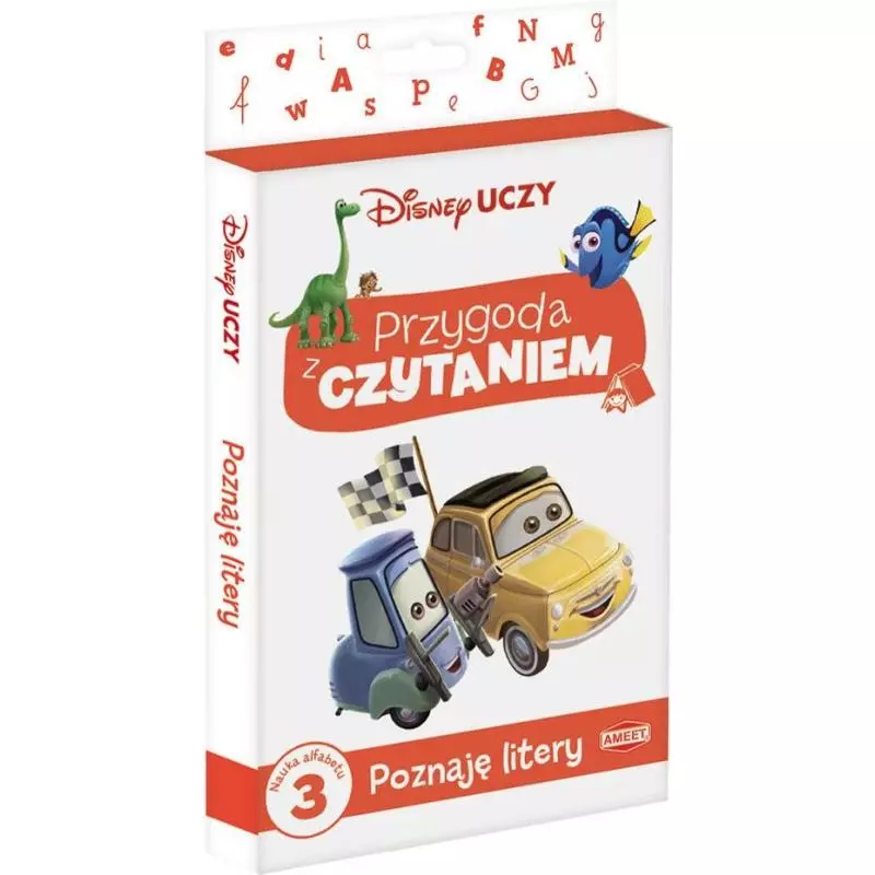 DISNEY UCZY PRZYGODA Z CZYTANIEM POZNAJĘ LITERY