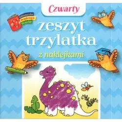 ZESZYT TRZYLATKA Z NAKLEJKAMI 