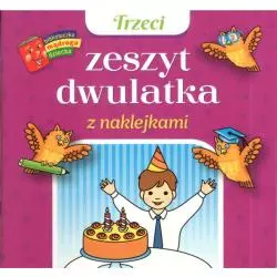 TRZECI ZESZYT DWULATKA Z NAKLEJKAMI 