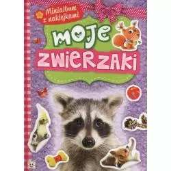 MOJE ZWIERZĄTKA MINIALBUM Z NAKLEJKAMI