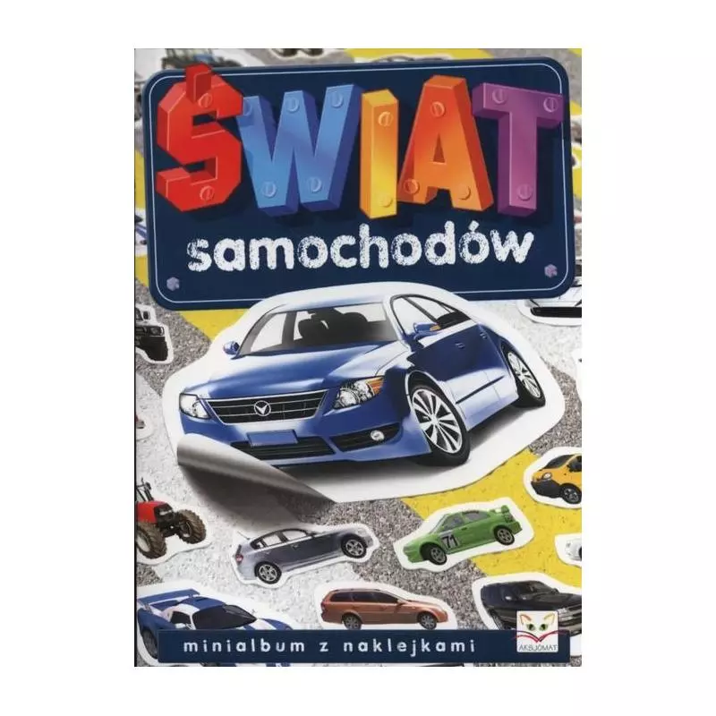 ŚWIAT SAMOCHODÓW MINIALBUM Z NAKLEJKAMI