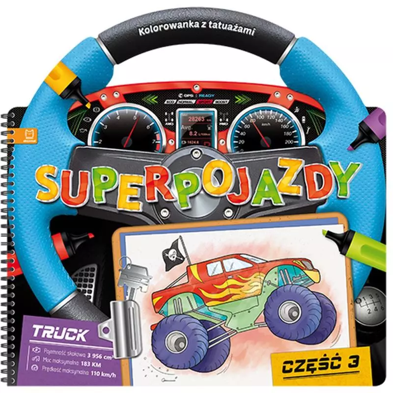 SUPERPOJAZDY KOLOROWANKA Z TATUAŻAMI CZĘŚĆ 3 OPRACOWANIE ZBIOROWE