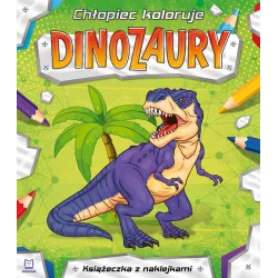 DINOZAURY CHŁOPIEC KOLORUJE OPRACOWANIE ZBIOROWE