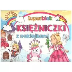 SUPERBLOK KSIĘŻNICZKI Z NAKLEJKAMI
