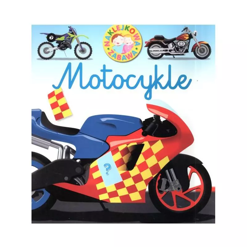 MOTOCYKLE NAKLEJKOWA ZABAWA 