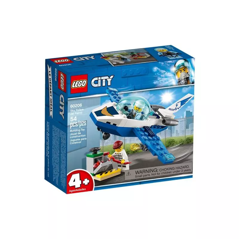 POLICYJNY PATROL POWIETRZNY LEGO CITY 60206