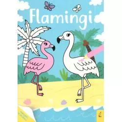 FLAMINGI KOLOROWANKA 