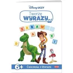 DISNEY TWORZĘ WYRAZY ĆWICZENIA Z LITERAMI 6+