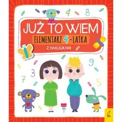 JUŻ TO WIEM ELEMENTARZ 4-LATKA Z NAKLEJKAMI - Wilga