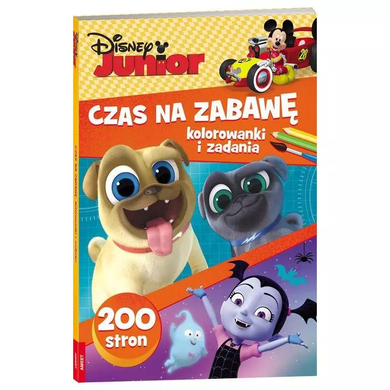 DISNEY JUNIOR CZAS NA ZABAWĘ KOLOROWANKI I ZADANIA 