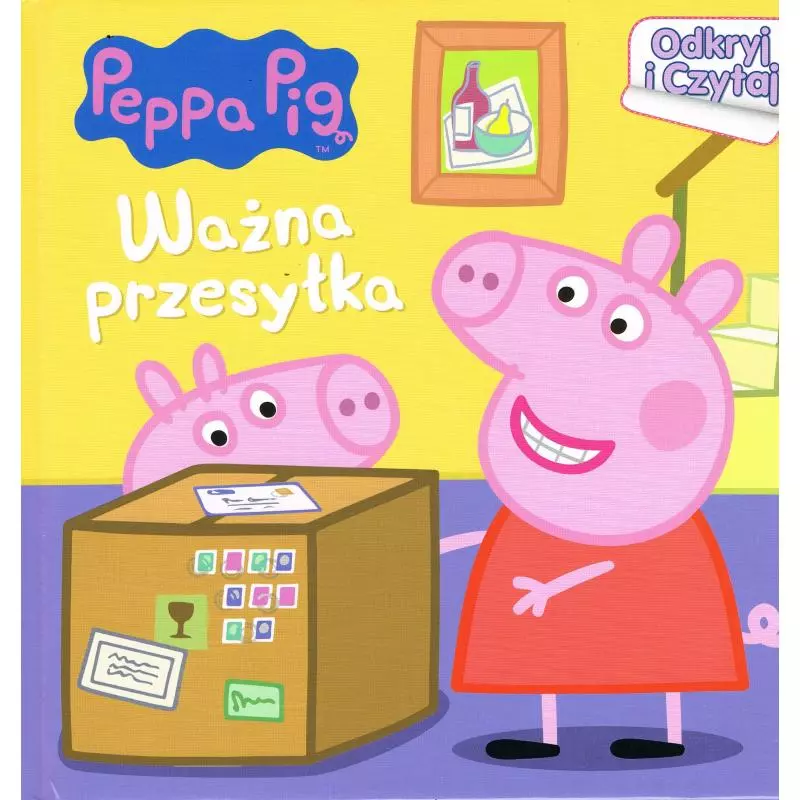 PEPPA PIG WAŻNA PRZESYŁKA ODKRYJ I CZYTAJ - Media Service Zawada PEPPA PIG WAŻNA PRZESYŁKA ODKRYJ I CZYTAJ - Media Service Zawada