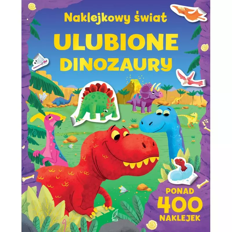 ULUBIONE DINOZAURY NAKLEJKOWY ŚWIAT - Wilga