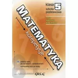 MATEMATYKA KOREPETYCJE KLASA 5 SZKOŁA PODSTAWOWA 